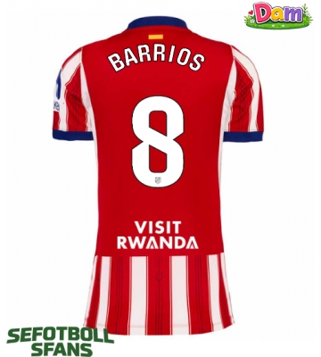 Atletico Madrid Pablo Barrios #8 Hemmatröja Kvinnor 2026-27 Kortärmad